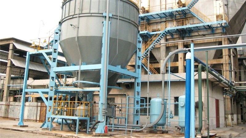 Гибкий коксовый порошок пневматического транспорта