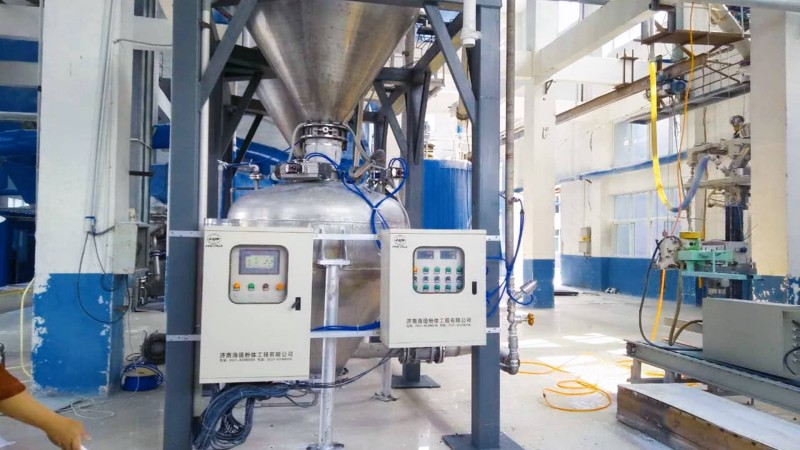 Пневматическая транспортировка из древесной щепы