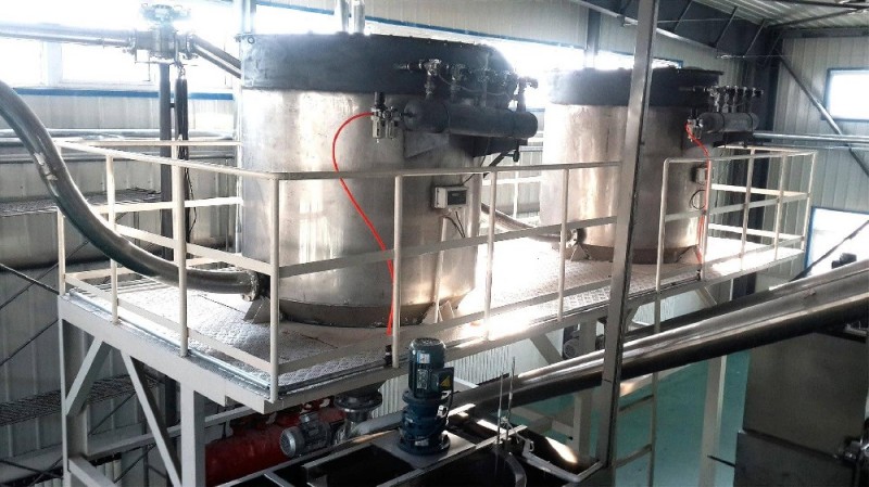 Пневматическая транспортировка частиц риса