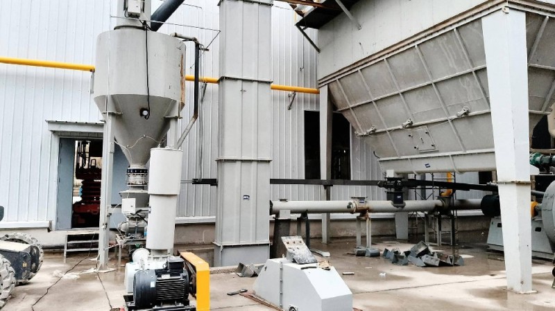 Пневматическая транспортировка порошка диоксида серы